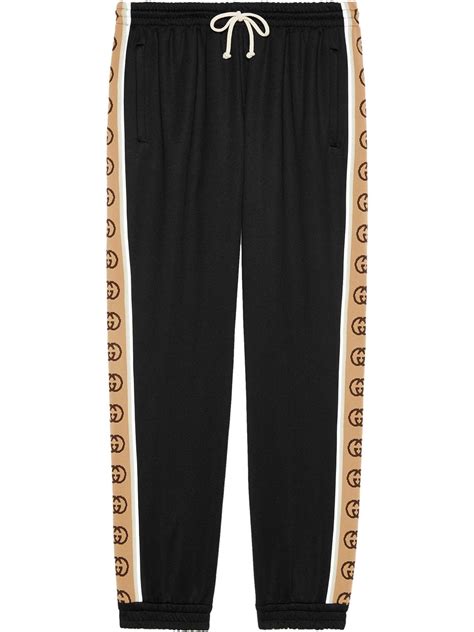 gucci leather jogging pants|Gucci tracksuit pants.